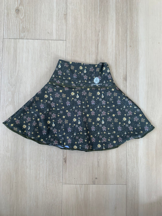 Rustic Floral Tennis Skirt