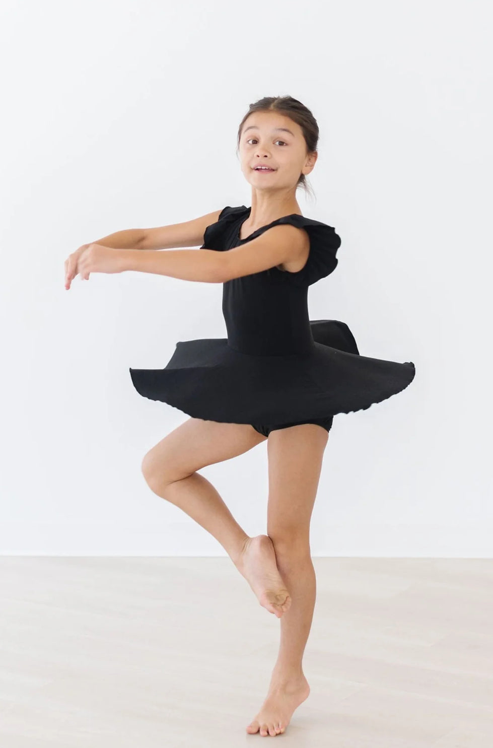 Black Twirl Leotard