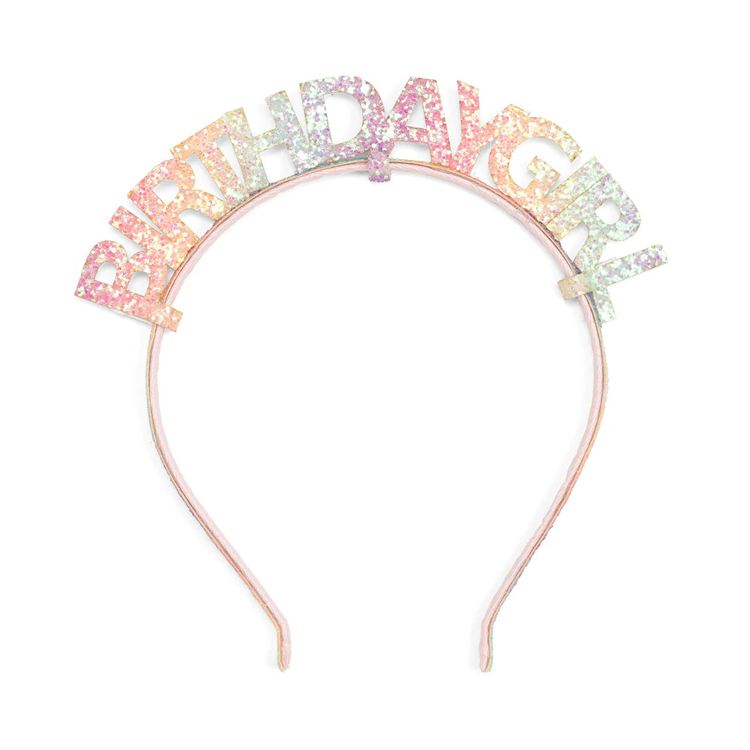 Pastel Rainbow Bday Headband