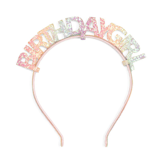 Pastel Rainbow Bday Headband