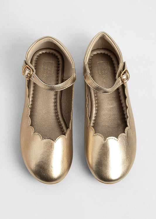 Agatha Flat-Gold