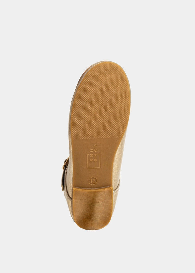 Agatha Flat-Gold