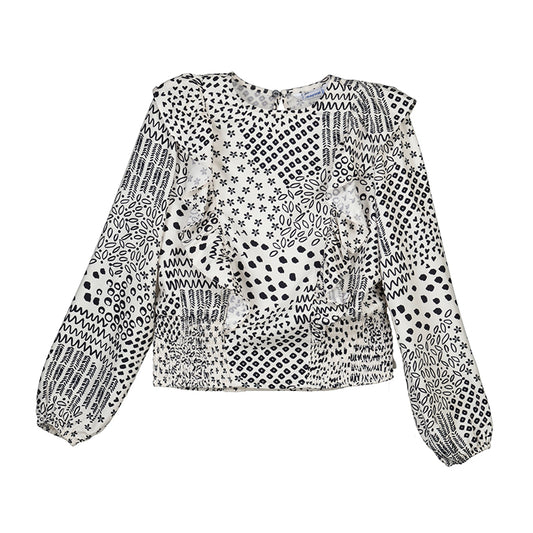 Printed Blouse-Chickpea