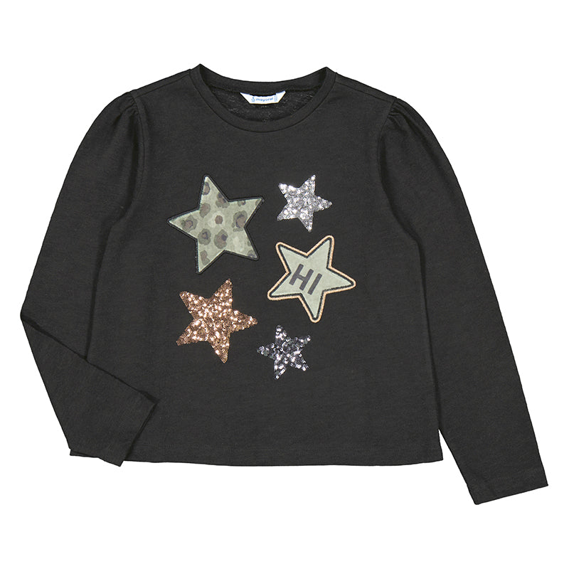 L/S Graphic T-Shirt-Black