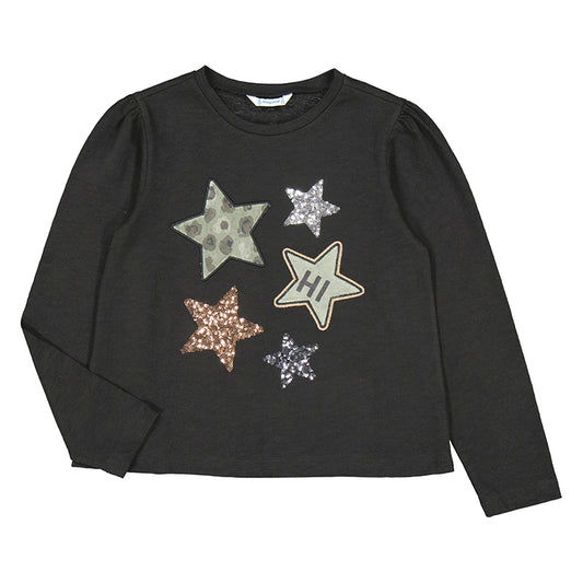 L/S Graphic T-Shirt-Black