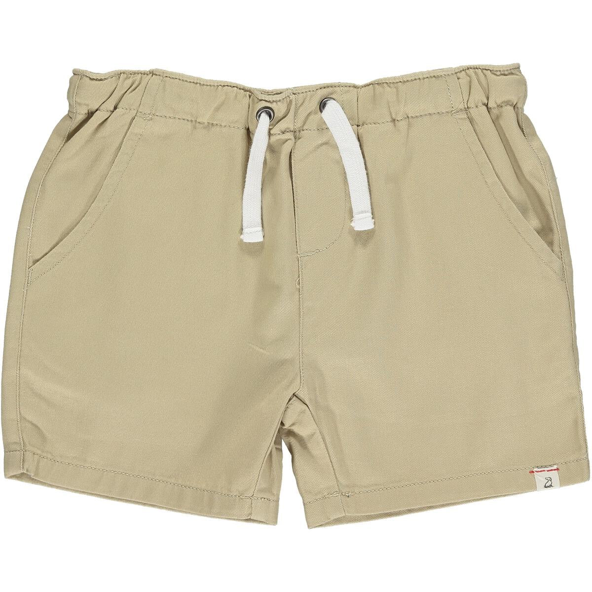 Twill Shorts-Stone