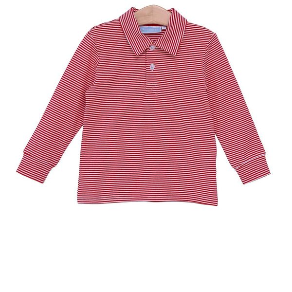 Jackson Polo-Red Stripe