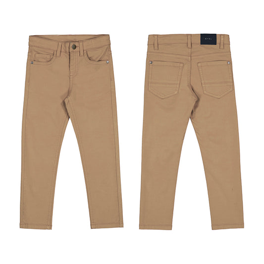 5-Pocket Slim Fit Pant-Khaki