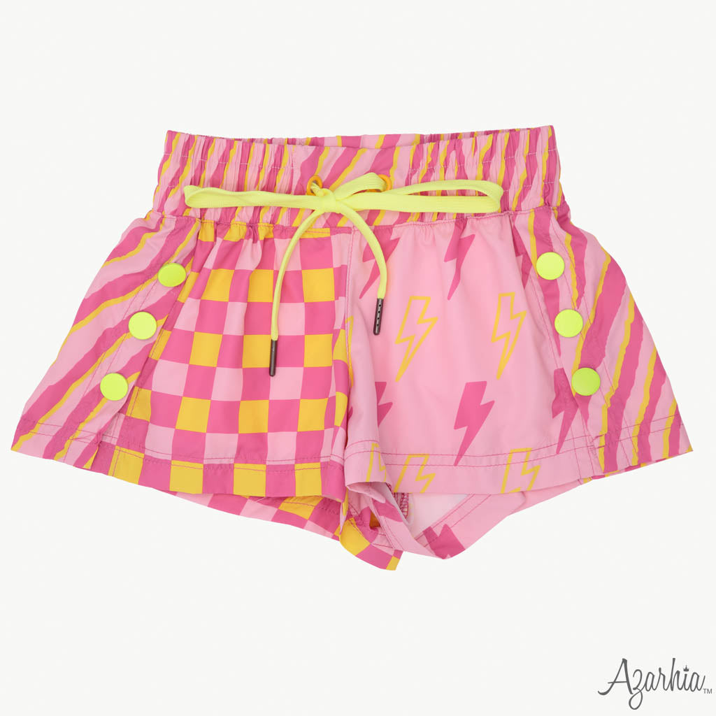 Check/Lightning Bolt Shorts