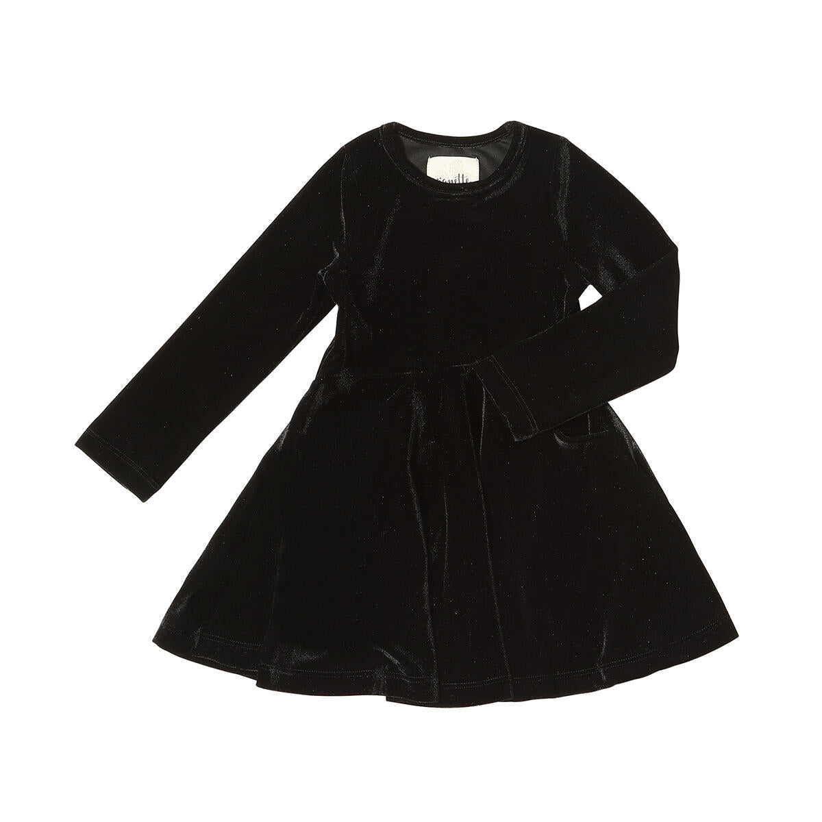 Merilee Dress-Black Velvet