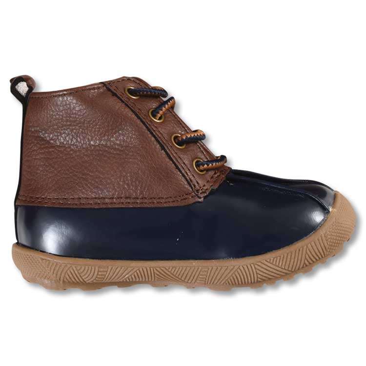 Navy/Brown Duck Boot