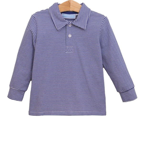 Jackson Polo-Royal Stripe