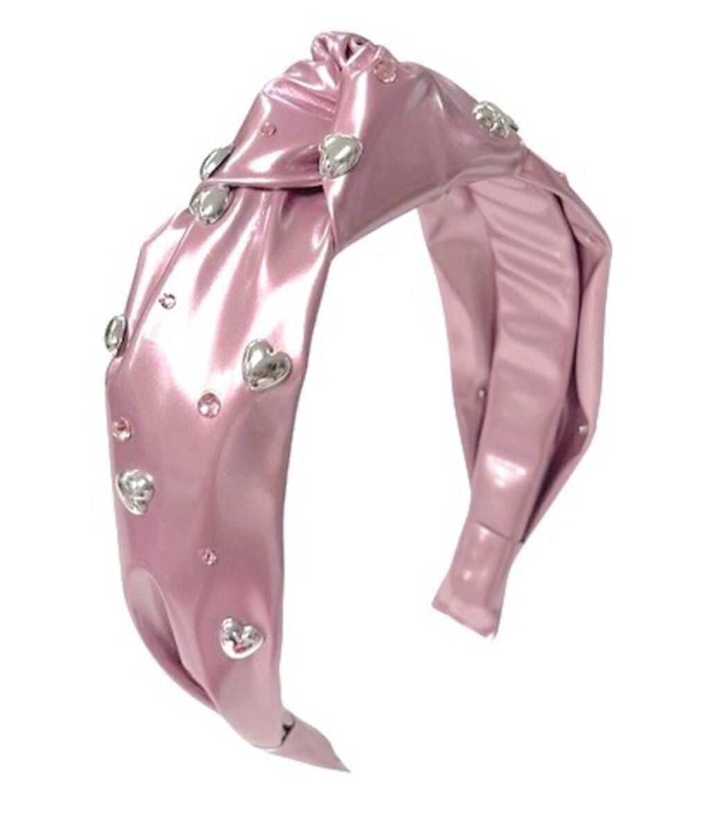 Heart Headband-Lt Pink