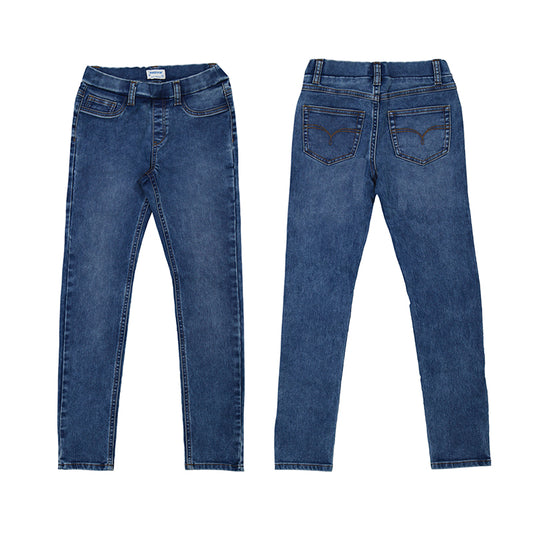 Basic Denim Pull-On Jeans