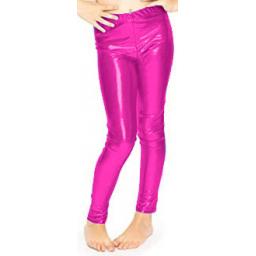 Shimmer Legging-Hot Pink