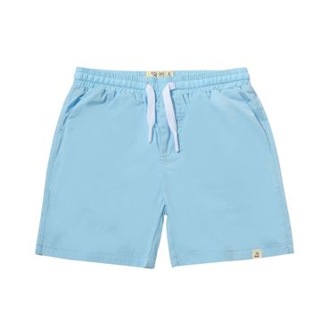 Splash Swim Shorts-Sky Blue