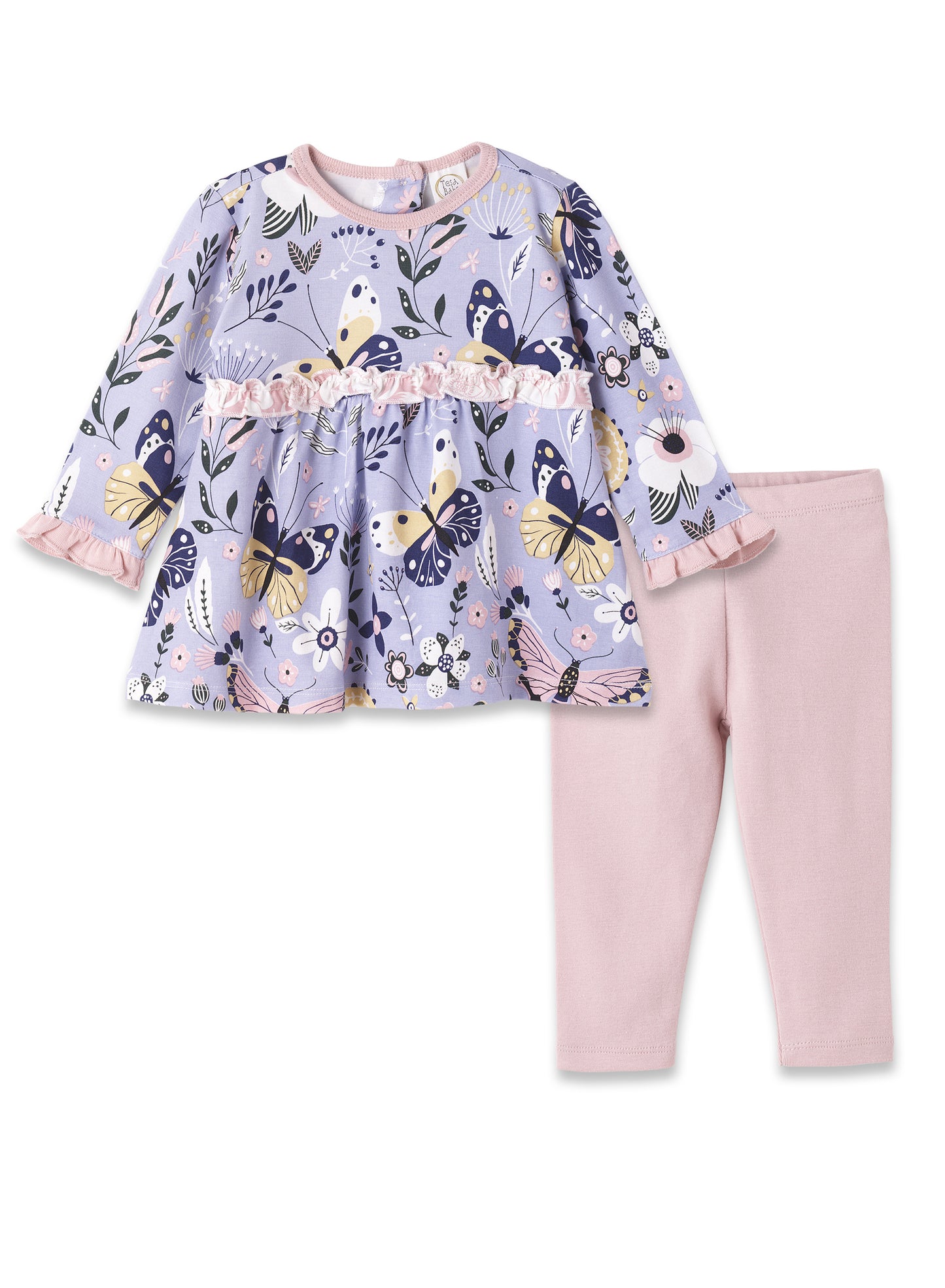 Butterfly Dreams Ruffle Cuff Top & Leggings