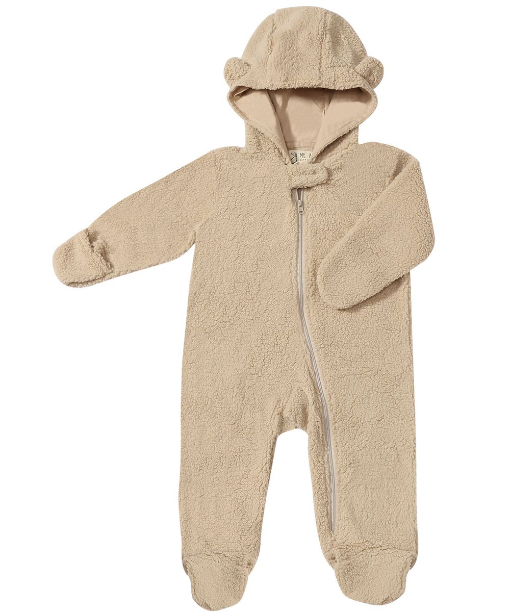 Sherpa Romper-Beige