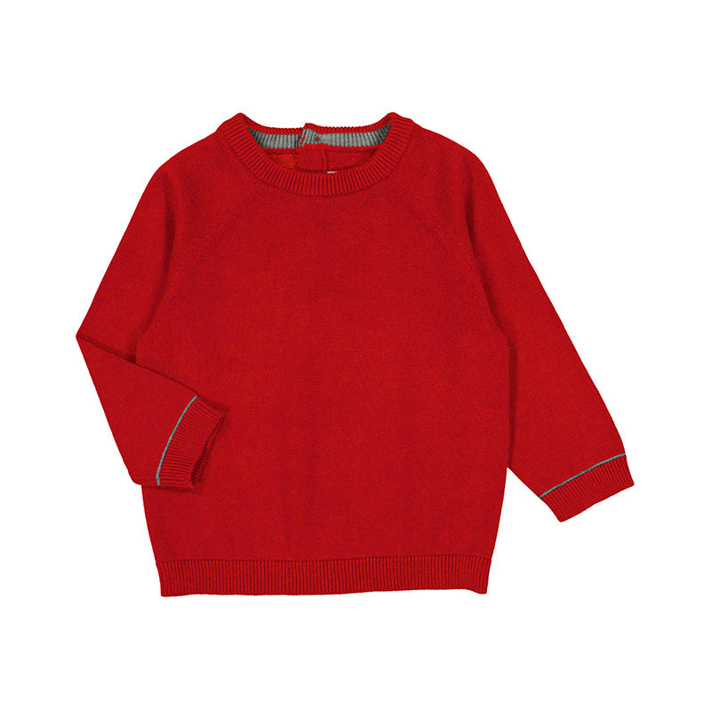 Red Cotton Sweater