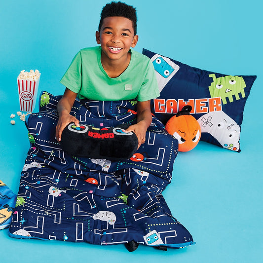 Gamer Glitch Sleeping Bag Set