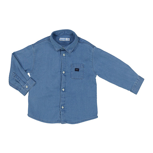 L/S Soft Denim Shirt-Infant