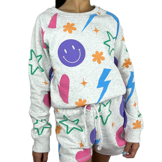 Icons Sweatshirt & Shorts