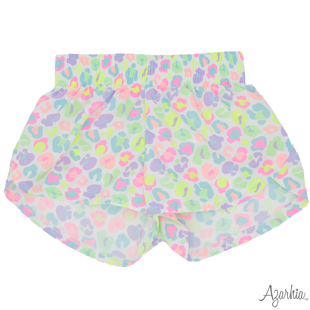 Steph Short-Neon Leopard