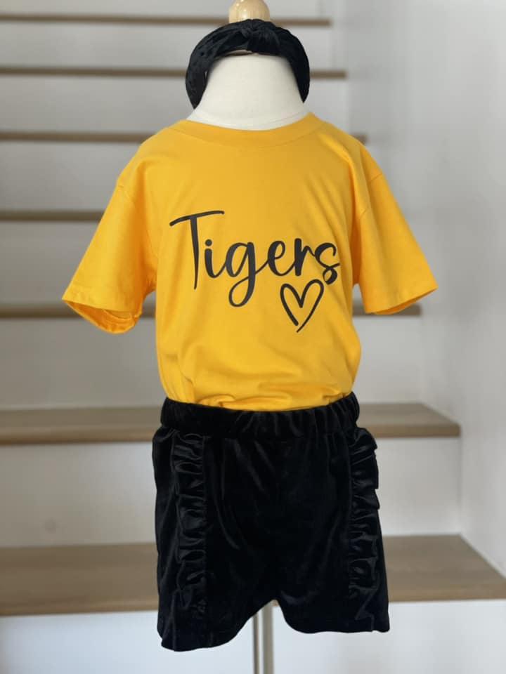 Tiger Yellow Gold Tee