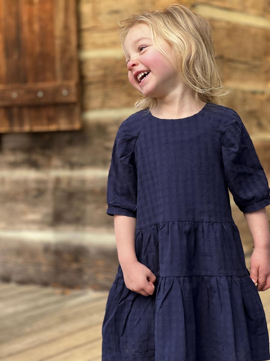 Alice Dress-Navy