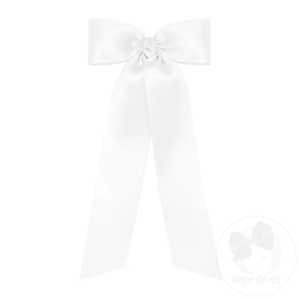 MED Satin Bowtie-WHT
