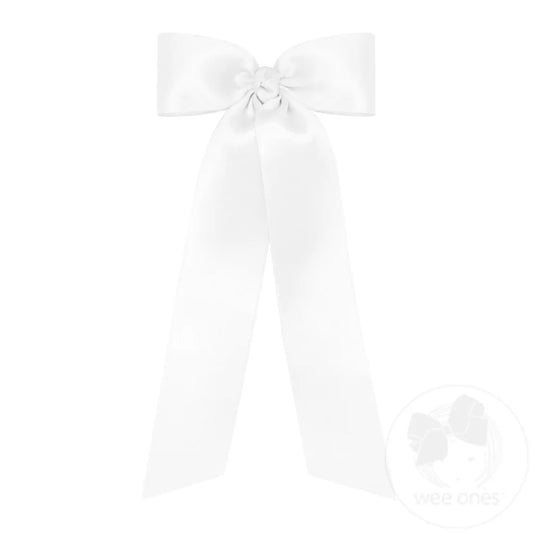 MED Satin Bowtie-WHT