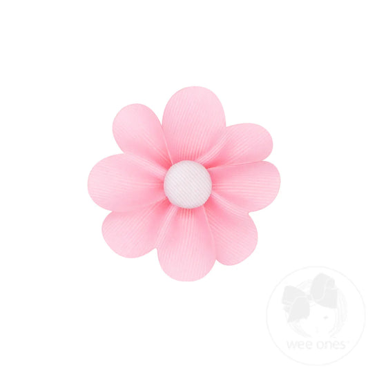 Heart Petal Button Clip-Pearl