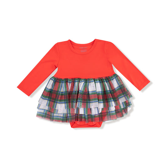Holiday Plaid Bodysuit