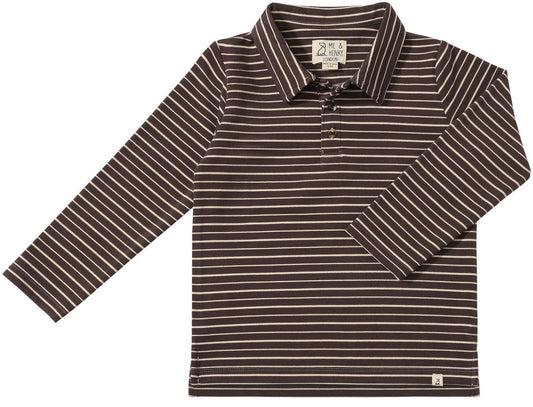 Spencer Polo-Brown/Beige