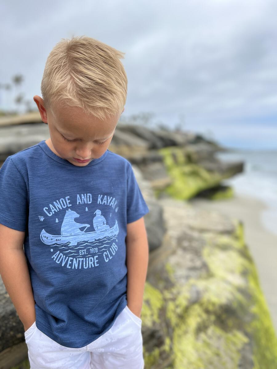 Navy Adventure Camp Tee