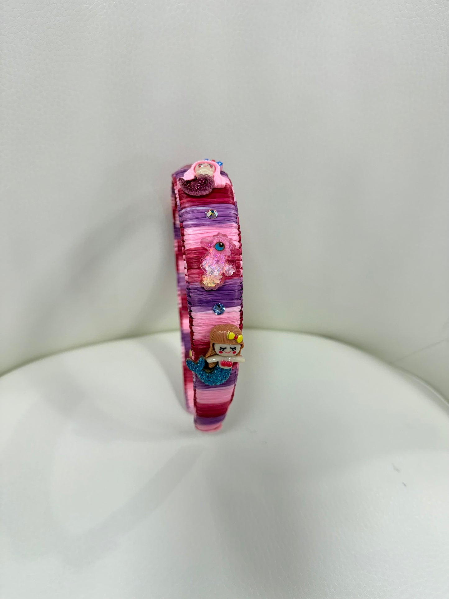 Raffia Mermaid Charm Headband