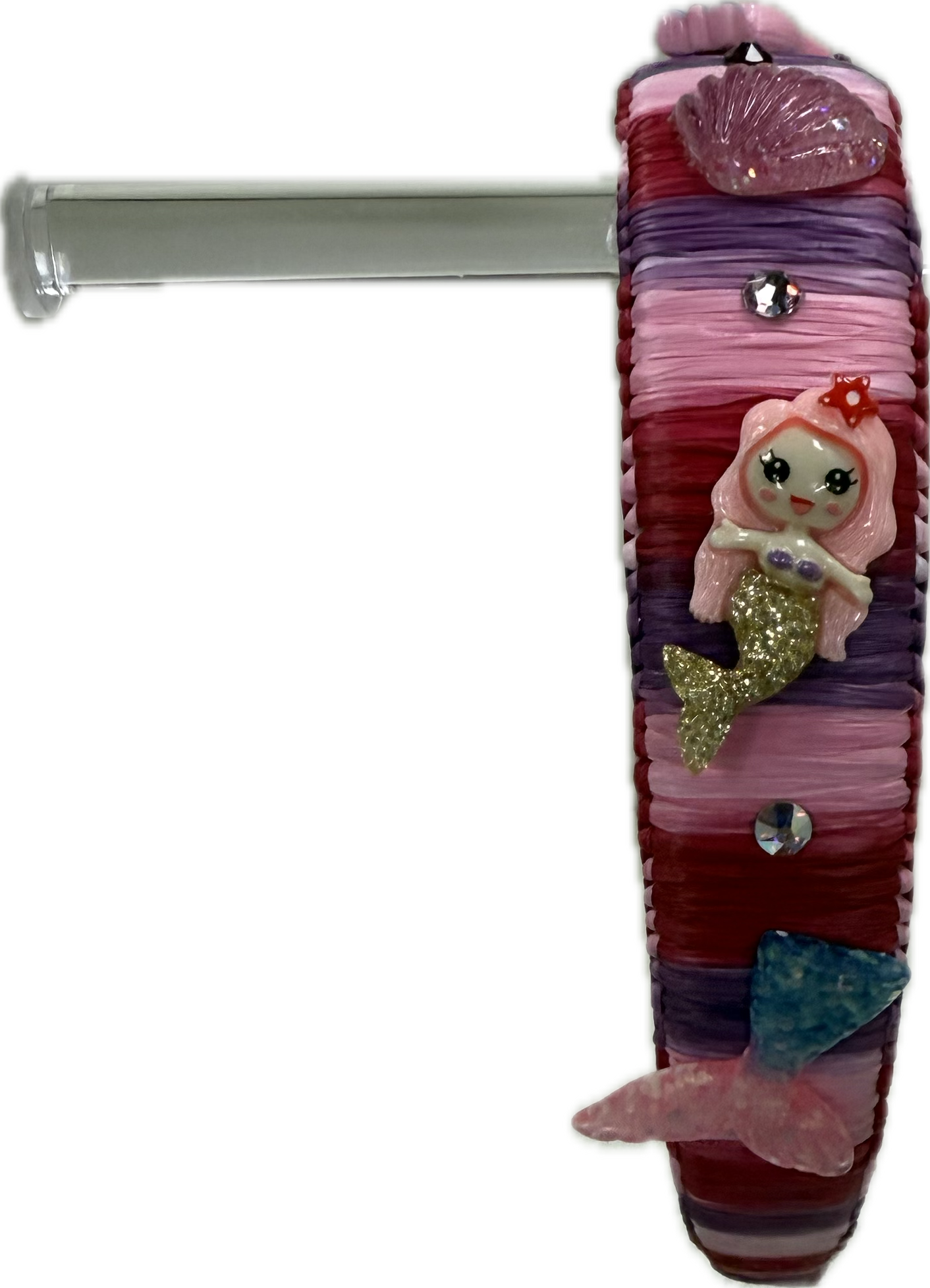 Raffia Mermaid Charm Headband