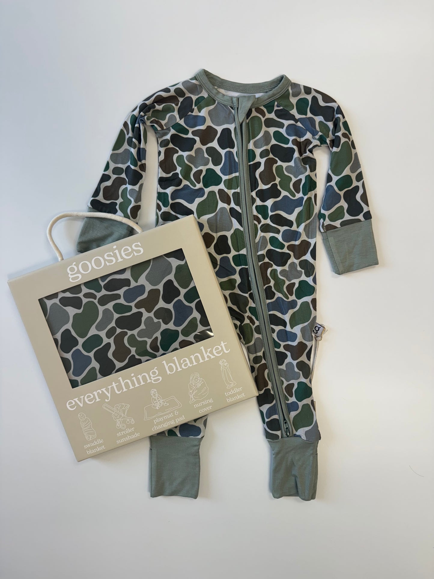 Camo Zip Convertible Romper