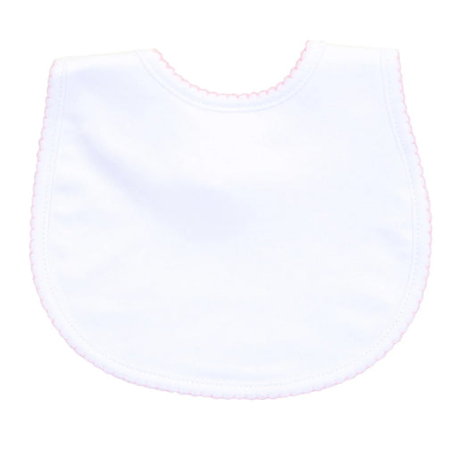 Solid Essentials White/Pink Bib