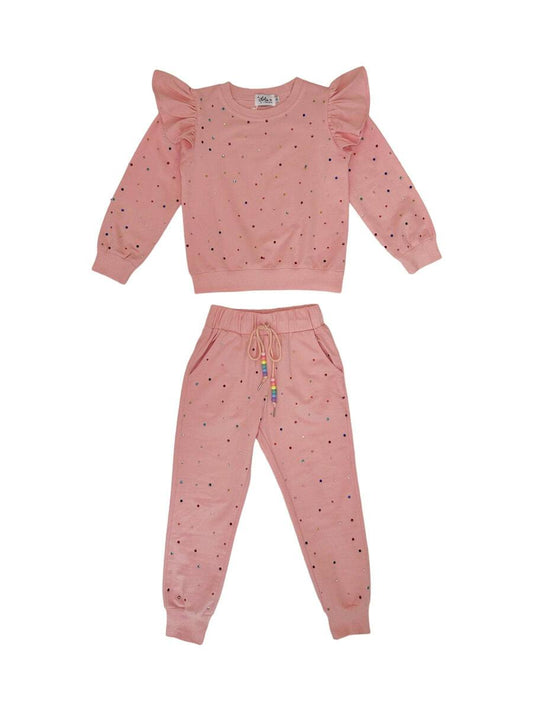 Rainbow Crystal Jogger Set