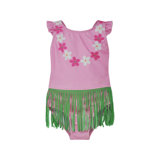 Keana 1-Piece Swimsuit-Lei Pink