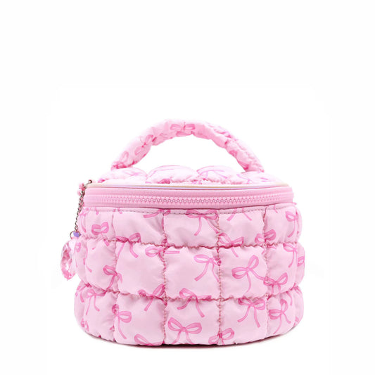 Bow Print Glam Bag