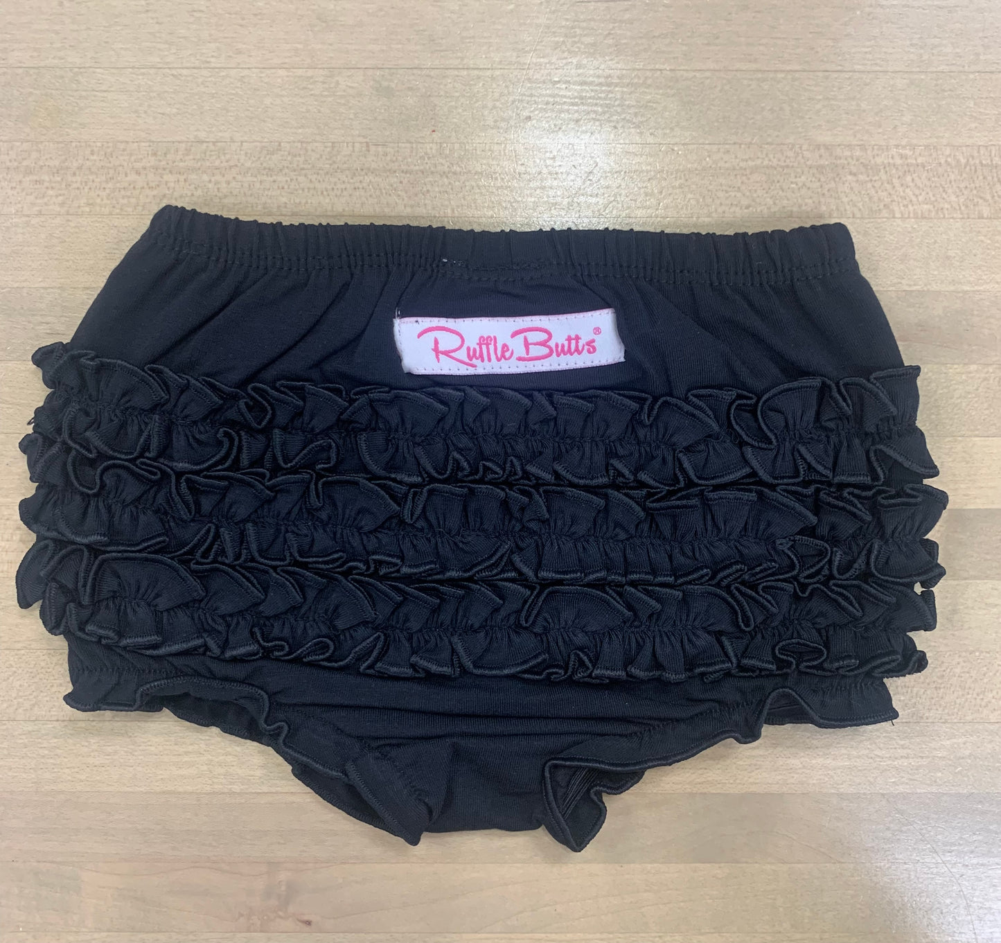 Knit Rufflebutt-Black