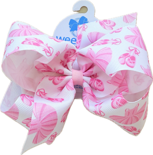 King Ballet Print Bow