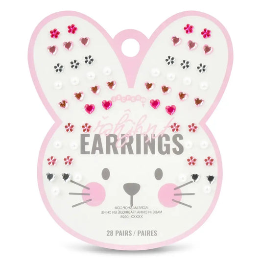 Bunny Stick On Earrings