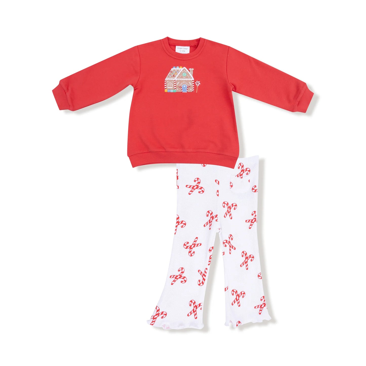 Candy Canes Sweatshirt & Flare Pants