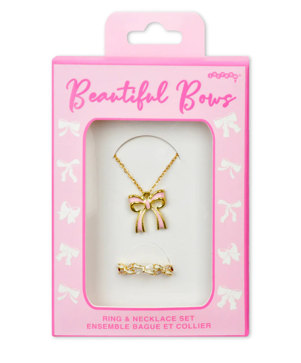 Beautiful Bows Ring & Necklace Set