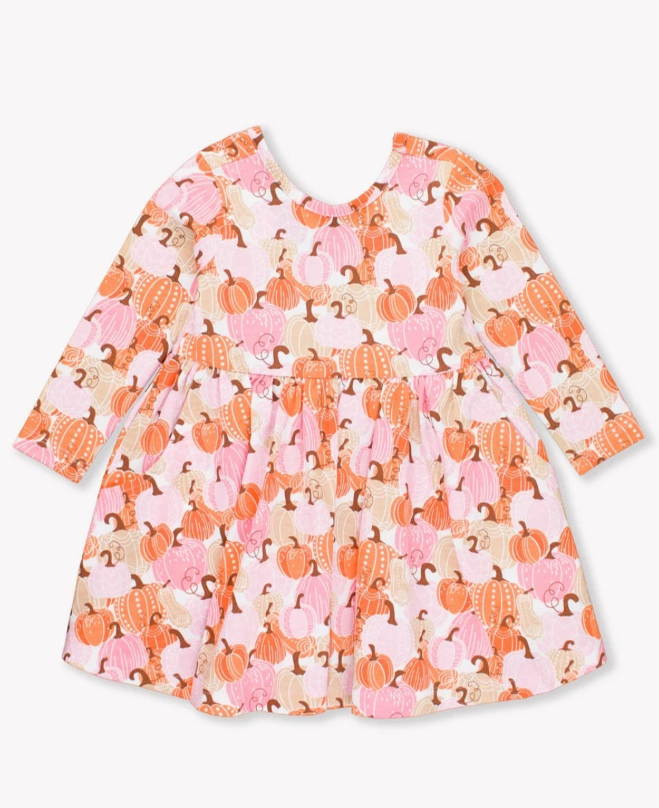 Twirl Dress - Pink Pumpkin