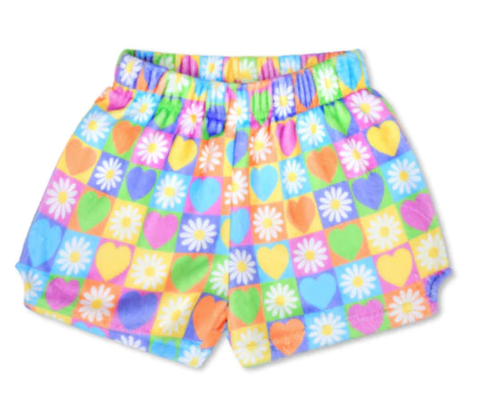 Spring Hearts Plush Shorts