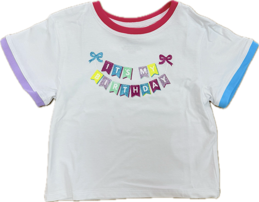 It's My Birthday Glitter Boxy T